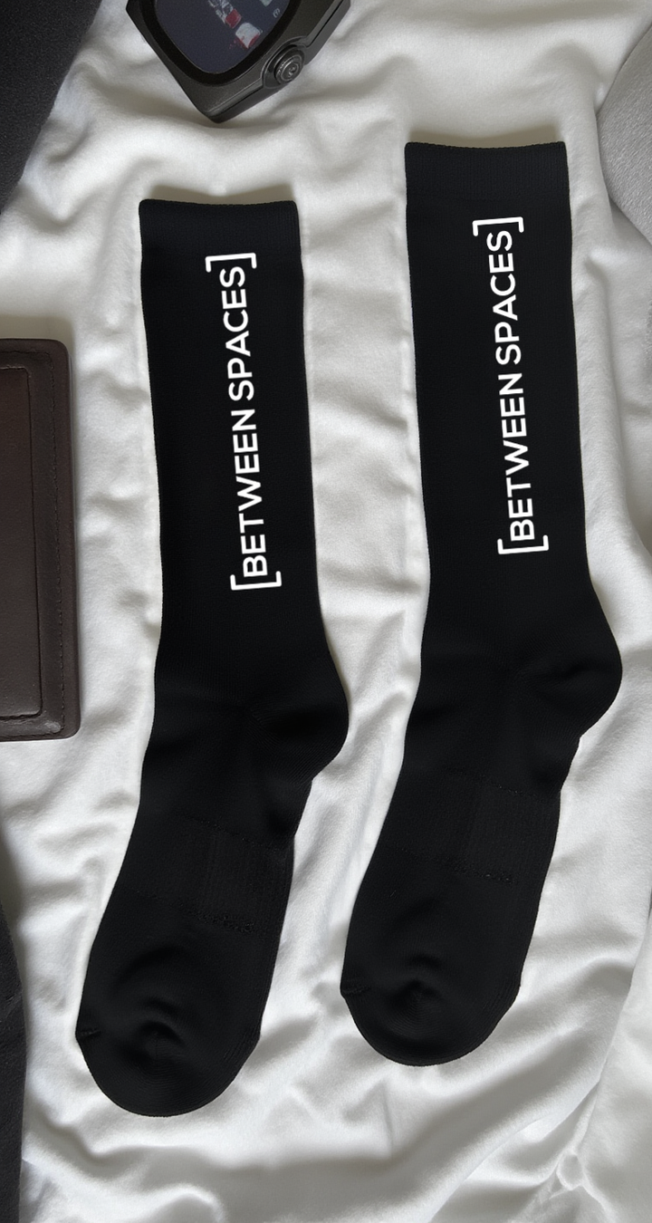 Between Spaces Statement Socks